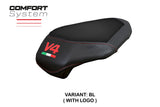 Ducati streetfighter V4 2025-2026 Rear Seat Cover Tappezzeria Italia TPZ Comfort Black Logo V4