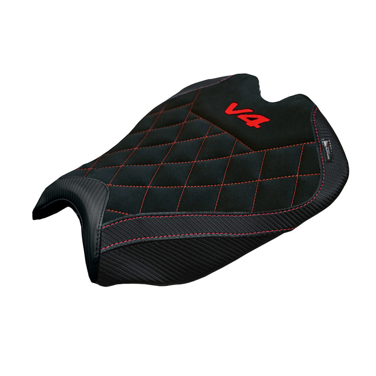 Ducati streetfighter V4 2025-2026 Seat Cover Tappezzeria Italia TPZ Black SE Logo V4