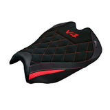 Ducati streetfighter V4 2025-2026 Seat Cover Tappezzeria Italia TPZ Red Black SE Logo V4