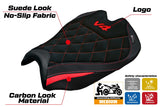 Ducati streetfighter V4 2025-2026 Seat Cover Tappezzeria Italia TPZ Red Black SE Logo V4
