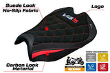 Ducati streetfighter V4 2025-2026 Seat Cover Tappezzeria Italia TPZ Red Black SE Logo V4S