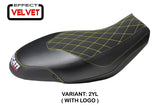 Ducati Scrambler 400 800 1100 2015-2024 Seat Cover TPZ Italia Velvet Yellow