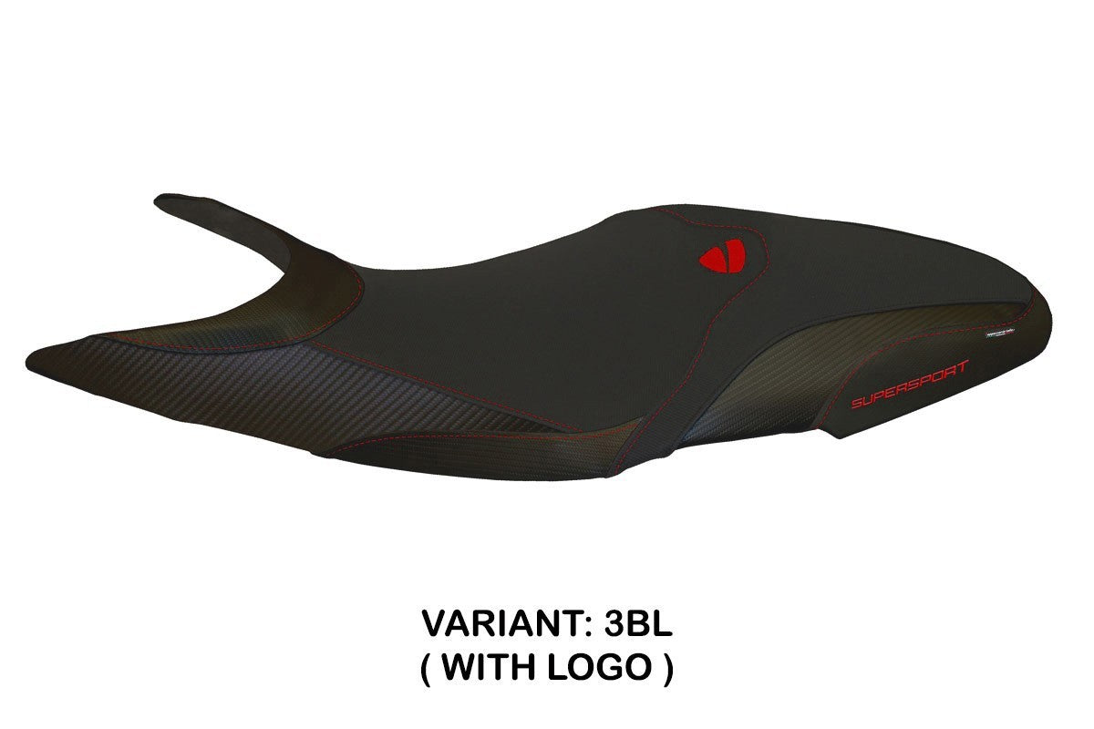 Ducati Super Sport 2017-2024 Seat Cover TPZ Italia Black