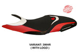 Ducati Super Sport 2017-2024 Seat Cover TPZ Italia White Red