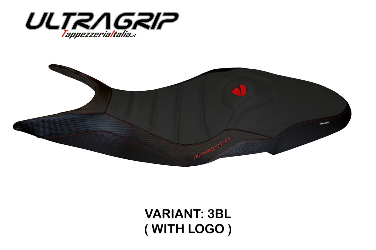 Ducati Super Sport 950S 2017-2024 Seat Cover Tappezzeria Italia TPZ Ultragrip in Black