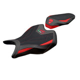 Funda de asiento Ducati Streetfighter V2 2025 Tappezzeria Italia TPZ Ultragrip Rojo Negro