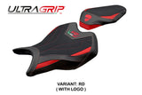Funda de asiento Ducati Streetfighter V2 2025 Tappezzeria Italia TPZ Ultragrip Rojo Negro