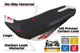 Funda de asiento para Ducati Desert X Rally 2022-2025 Tappezzeria Italia TPZ Ultragrip en blanco especial