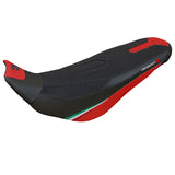 Ducati Desert X Rally 2022-2025 Seat Cover Tappezzeria Italia TPZ Ultragrip in Red and Black
