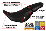 Funda de asiento para Ducati Desert X 2022-2025 Tappezzeria Italia TPZ en Thar Comfort Ultragrip Black