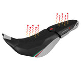 Ducati Desert X 2022-2025 Seat Cover Tappezzeria Italia TPZ Heated Ultragrip Comfort White