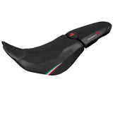 Funda de asiento para Ducati Desert X 2022-2025 Tappezzeria Italia TPZ en Trico Comfort Ultragrip Negro