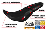 Funda de asiento para Ducati Desert X 2022-2025 Tappezzeria Italia TPZ en Thar Ultragrip Black