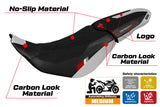 Ducati Desert X 2022-2025 Seat Cover Tappezzeria Italia TPZ in Thar Ultragrip White and Black