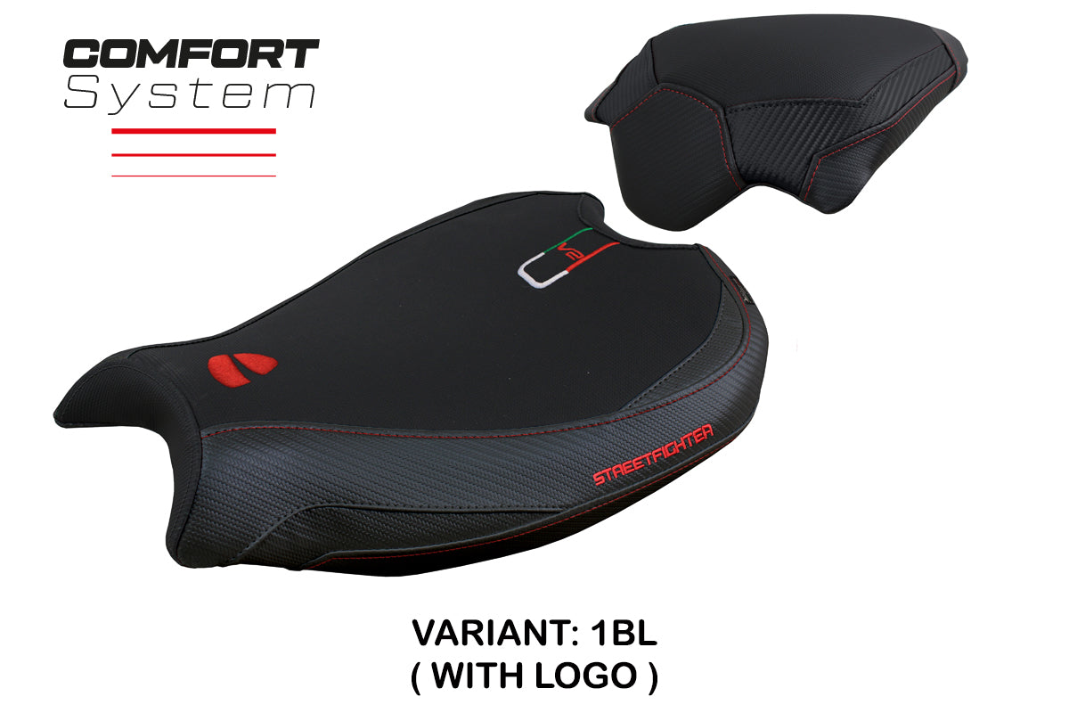 Ducati Streetfighter V2 2022-2024 Seat Cover Tappezzeria Italia TPZ Comfort in Black