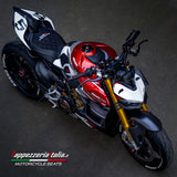 Ducati Streetfighter V4 S 2020-2024 Seat Cover Tappezzeria Italia TPZ in Velvet Black Diamond