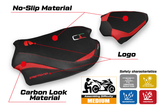 Ducati Streetfighter V4 2020-2024 Seat Cover Tappezzeria Italia TPZ in Red and Black