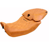 Funda de asiento Tappezzeria Italia TPZ para Ducati Diavel V4 2023-2025 en piel clásica Diablo Camel
