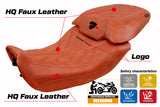 Funda de asiento para Ducati Diavel V4 2023-2025 Tappezzeria Italia TPZ en piel Diablo Classic Brick
