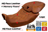 Ducati Diavel V4 2023-2026 Seat Cover Tappezzeria Italia TPZ Comfort Classic in Leather Brown