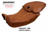 Ducati Diavel V4 2023-2026 Seat Cover Tappezzeria Italia TPZ Comfort Classic in Leather Brown