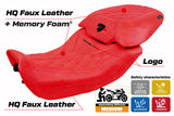 Ducati Diavel V4 2023-2026 Seat Cover Tappezzeria Italia TPZ Comfort Classic in Leather Red