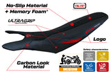 Funda de asiento Tappezzeria Italia TPZ Comfort Ultragrip para Ducati Hypermotard 698 Mono 2024-2025 en rojo