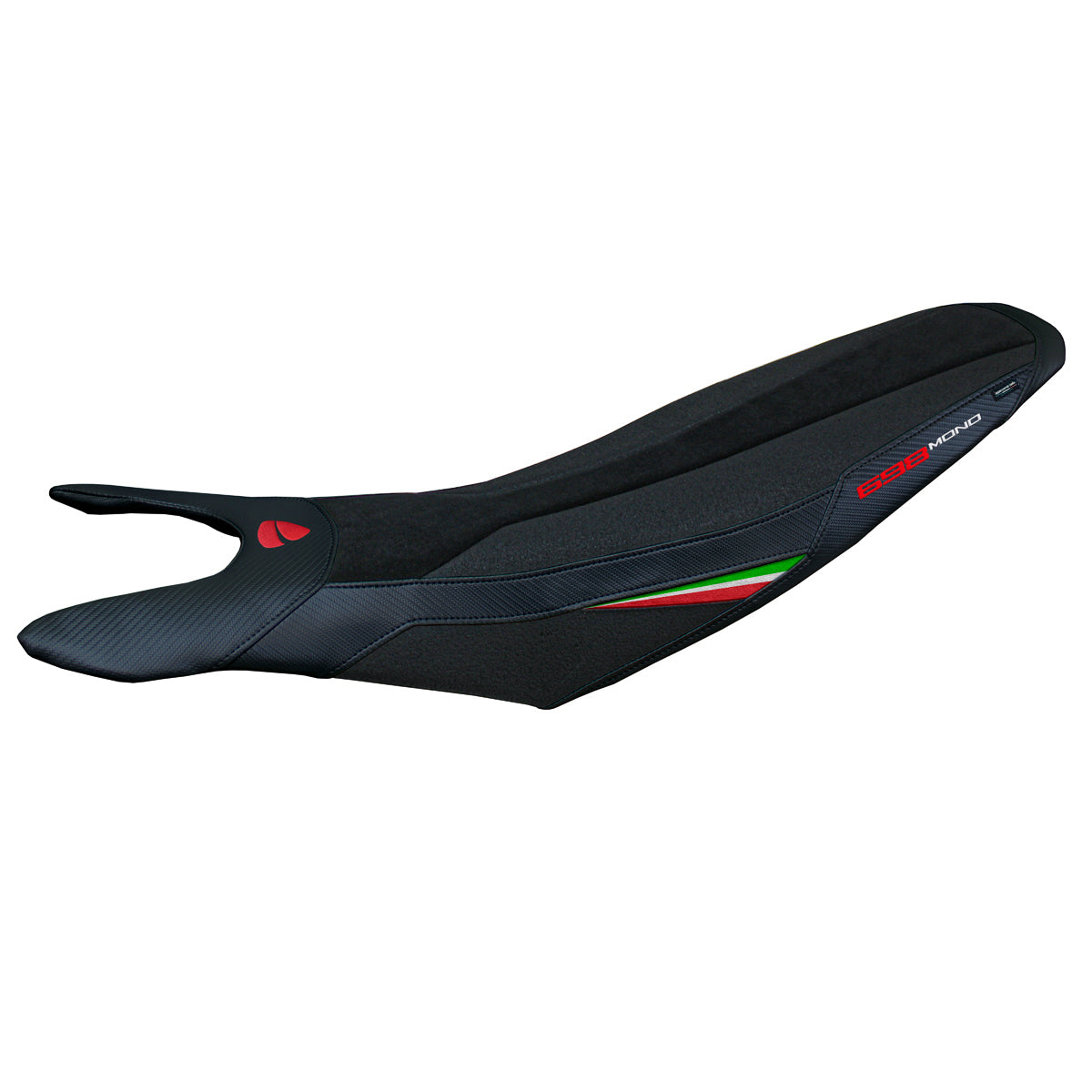 Ducati Hypermotard 698 Mono 2024-2025 Funda de asiento Tappezzeria Italia TPZ Ultragrip en Bandera de Italia