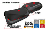 Funda Asiento Ducati Multistrada V2 2025 Tappezzeria Italia TPZ Gris Negro