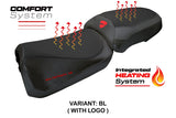 Ducati Multistrada V2 2025-2026 Seat Cover Tappezzeria Italia TPZ heating Comfort Black