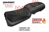 Ducati Multistrada V2 2025-2026 Seat Cover Tappezzeria Italia TPZ heating Comfort Grey Black