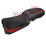 Ducati Multistrada V2 2025 Seat Cover Tappezzeria Italia TPZ heating Comfort Red Black