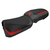 Funda de asiento Ducati Multistrada V2 2025 Tappezzeria Italia TPZ Comfort Rojo Negro