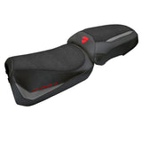 Funda de asiento para Ducati Multistrada V2 2025 Tappezzeria Italia TPZ Ultragrip Gris Negro