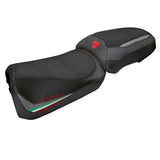 Ducati Multistrada V2 2025-2026 Seat Cover Tappezzeria Ultragrip Grey Italian Flag