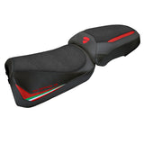 Funda de asiento para Ducati Multistrada V2 2025 Tappezzeria Ultragrip con bandera italiana roja