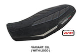 Ducati Scrambler 800 2023-2026 Seat Cover TPZ Italia Silver Black