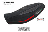 Ducati Scrambler 800 2023-2026 Seat Cover TPZ Italia Comfort Red Black