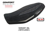 Ducati Scrambler 800 2023-2026 Seat Cover TPZ Italia Comfort Silver Black
