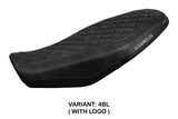 Ducati Scrambler 800 2023-2026 Seat Cover Tappezzeria Italia TPZ in Black Leather Look Diamond