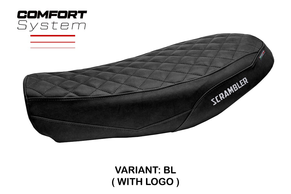 Ducati Scrambler Nightshift 2021-2022 Seat Cover Tappezzeria Italia TPZ Comfort Black Eco