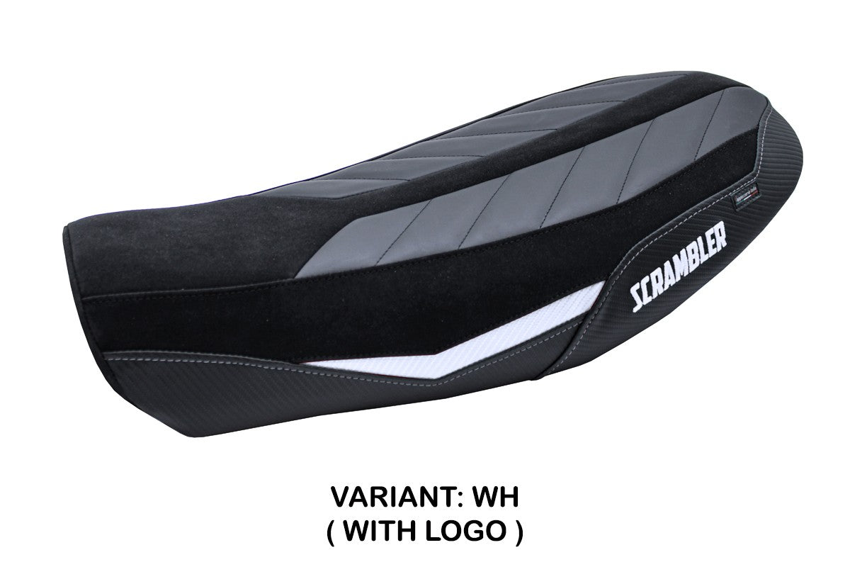 Ducati Scrambler Nightshift 2021-2022 Seat Cover Tappezzeria Italia TPZ White Black