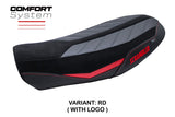 Ducati Scrambler Nightshift 2021-2022 Seat Cover Tappezzeria Italia TPZ Comfort Red Black
