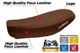 Funda Asiento Ducati Scrambler Urban Motard 2022 2023 2024 Tappezzeria Italia TPZ Marrón Oscuro