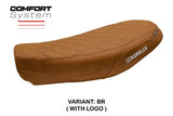 Funda de asiento Tappezzeria Italia TPZ Comfort Brown para Ducati Scrambler Urban Motard 2022-2024