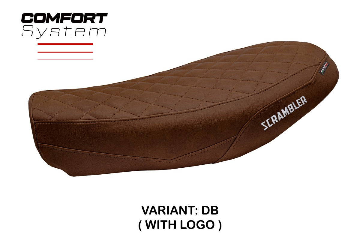 Ducati Scrambler Urban Motard 2022-2024 Seat Cover Tappezzeria Italia TPZ Comfort DarkBrown