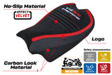 Ducati Streetfighter V4 SP2 2020-2024 Seat Cover Tappezzeria Italia TPZ in Velvet Red and Black SE
