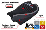 Ducati Streetfighter V4S 2020-2024 Seat Cover Tappezzeria Italia TPZ in Velvet Grey and Black SpED