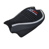 Ducati Streetfighter V4 SP2 2020-2024 Seat Cover Tappezzeria Italia TPZ in Velvet Silver and Black
