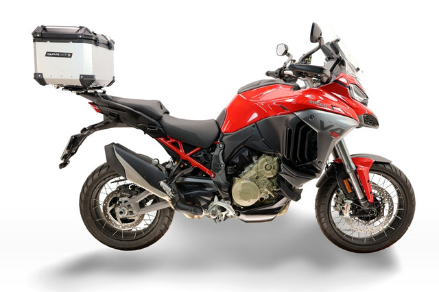 Ducati Multistrada V4 / V4S 2025-2026 GPR Tech 35L Aluminum Top Case, Silver with Mounting Plate - photo 1